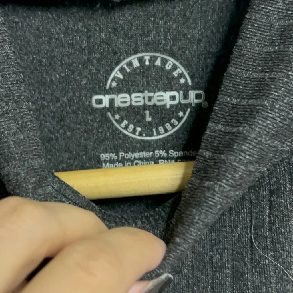 Onestepup Fitted Grey Tee Gray Size L - Image 3