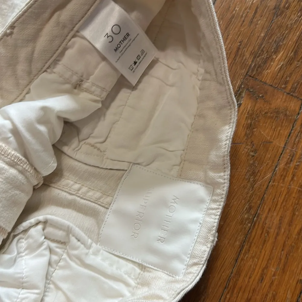 MOTHER The Shaker Prep Fray Ankle Jeans in Act Natural, Sz 30 - Image 2