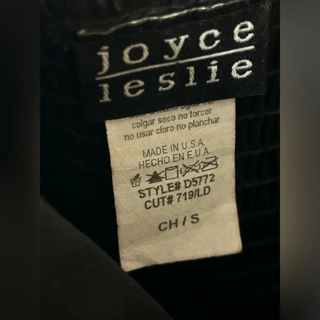 Black Ruffled Dress Joyce Leslie Size Small - Image 3