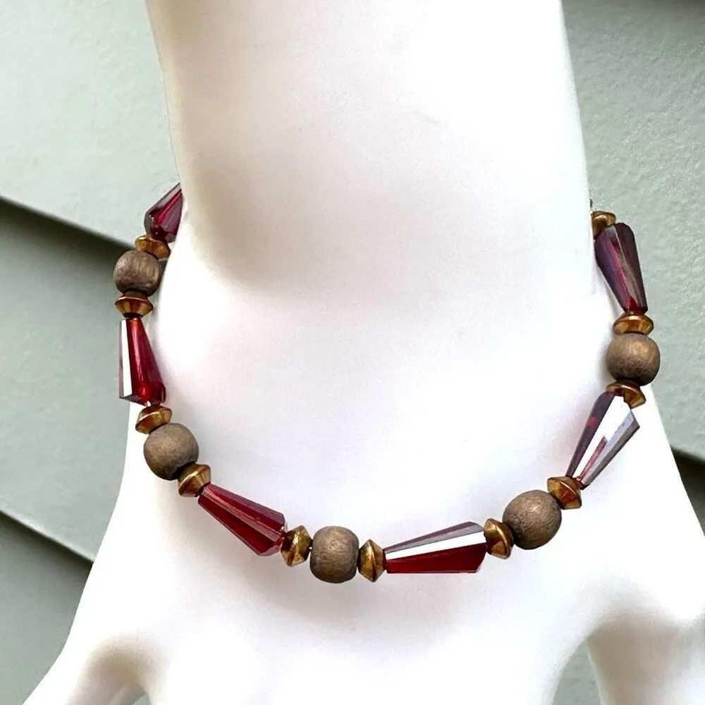 Alex and Ani Pomegranate Seeds of Promise Beaded gold tone Bangle - Image 2