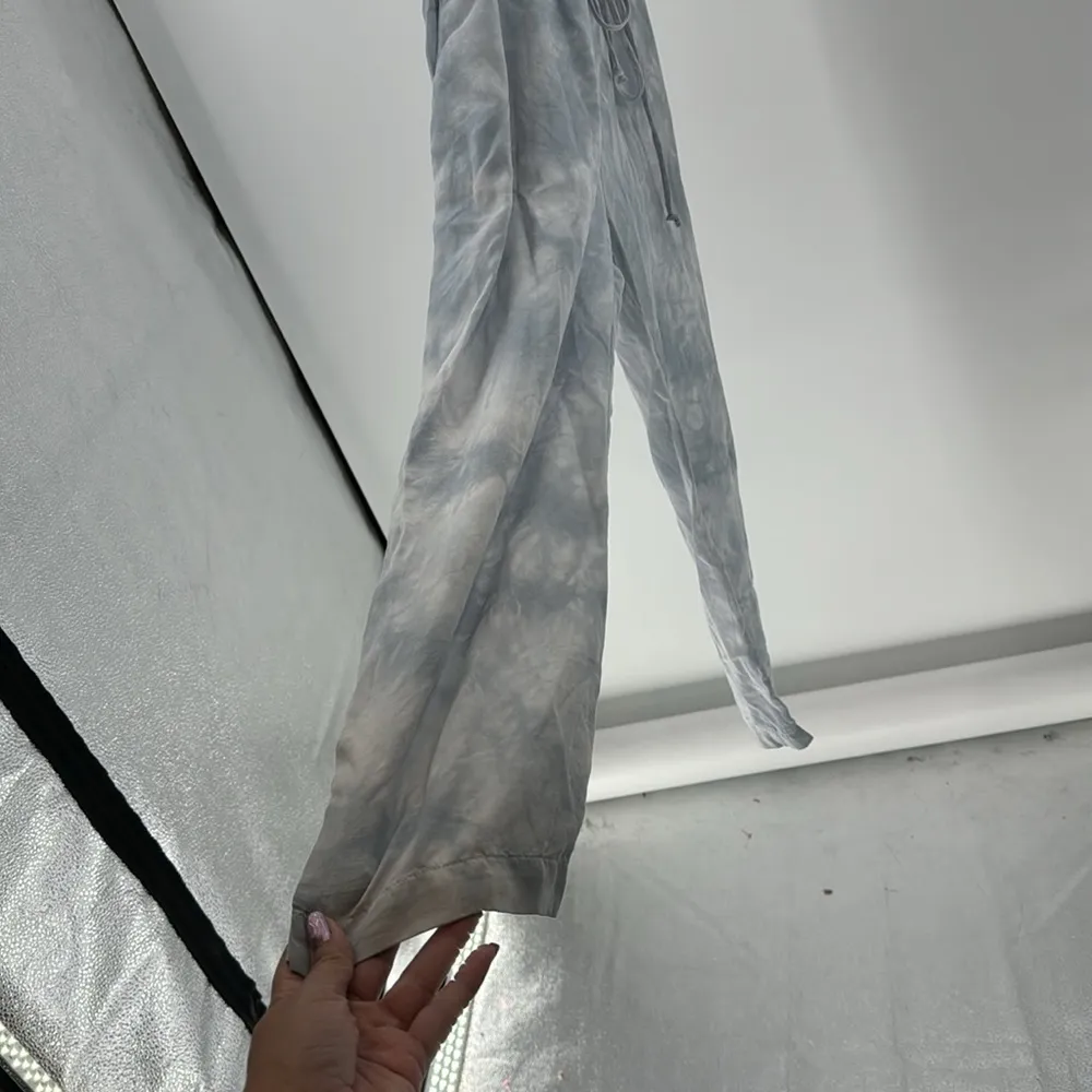 Cloth & Stone dip died tie dye blue light weight summer sleeveless jumpsuit - Image 5