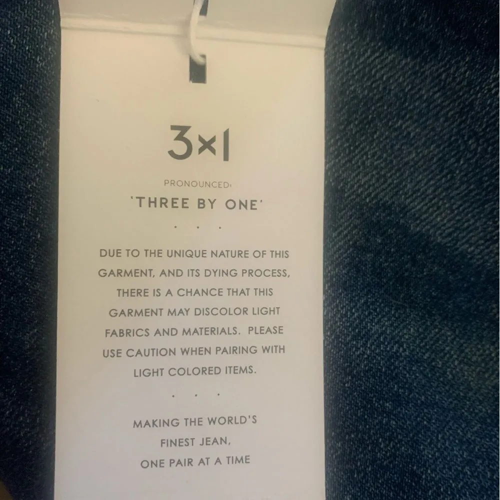 NEW 3x1 MIMi CUTTRELL Kelli Flared Slit High Rise Jeans Button Fly size 25 - Image 16