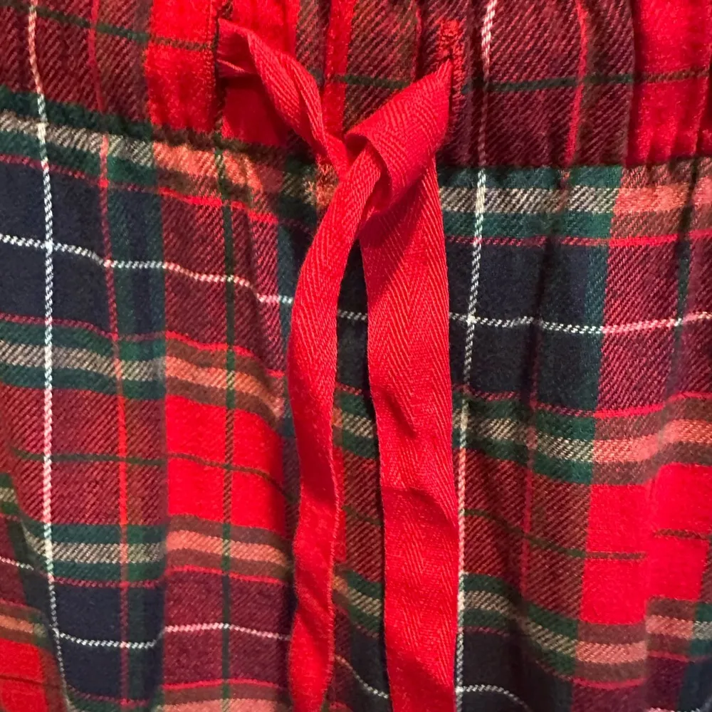 Old Navy Flannel Pajama Set Womens Size XL Red Plaid Top & Pants New NWT - Image 4