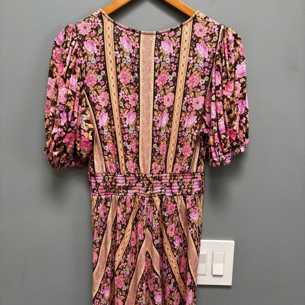 Spell & The Gypsy Enchanted Wood Dress in Rose Maxi M Size M - Image 10