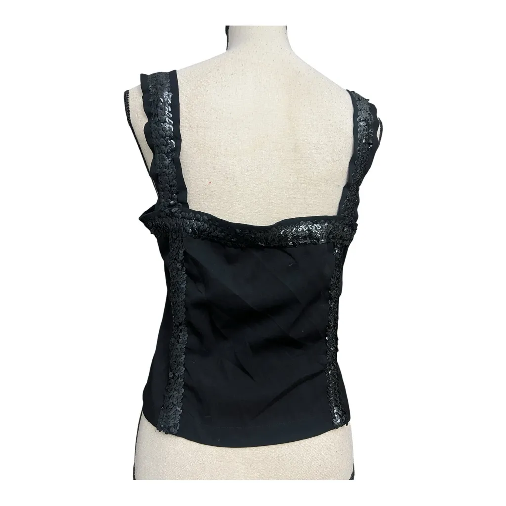 Elixir black sequin corset top Size XL - Image 2