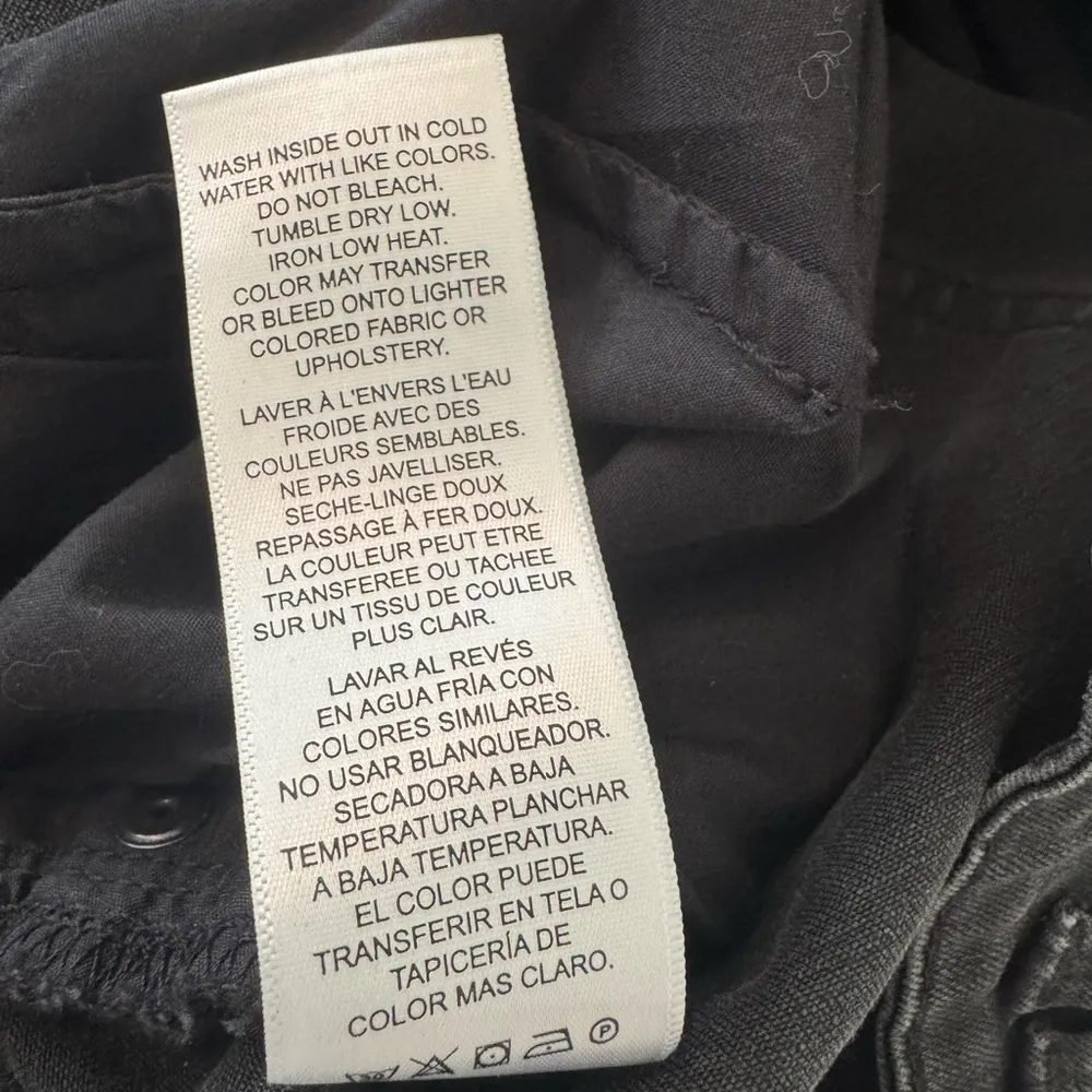 FRAME LE CATROUX CENTER SEAM HIGH WAIST FLARE JEANS KERRY WASH STRETCH SIZE 30 - Image 9