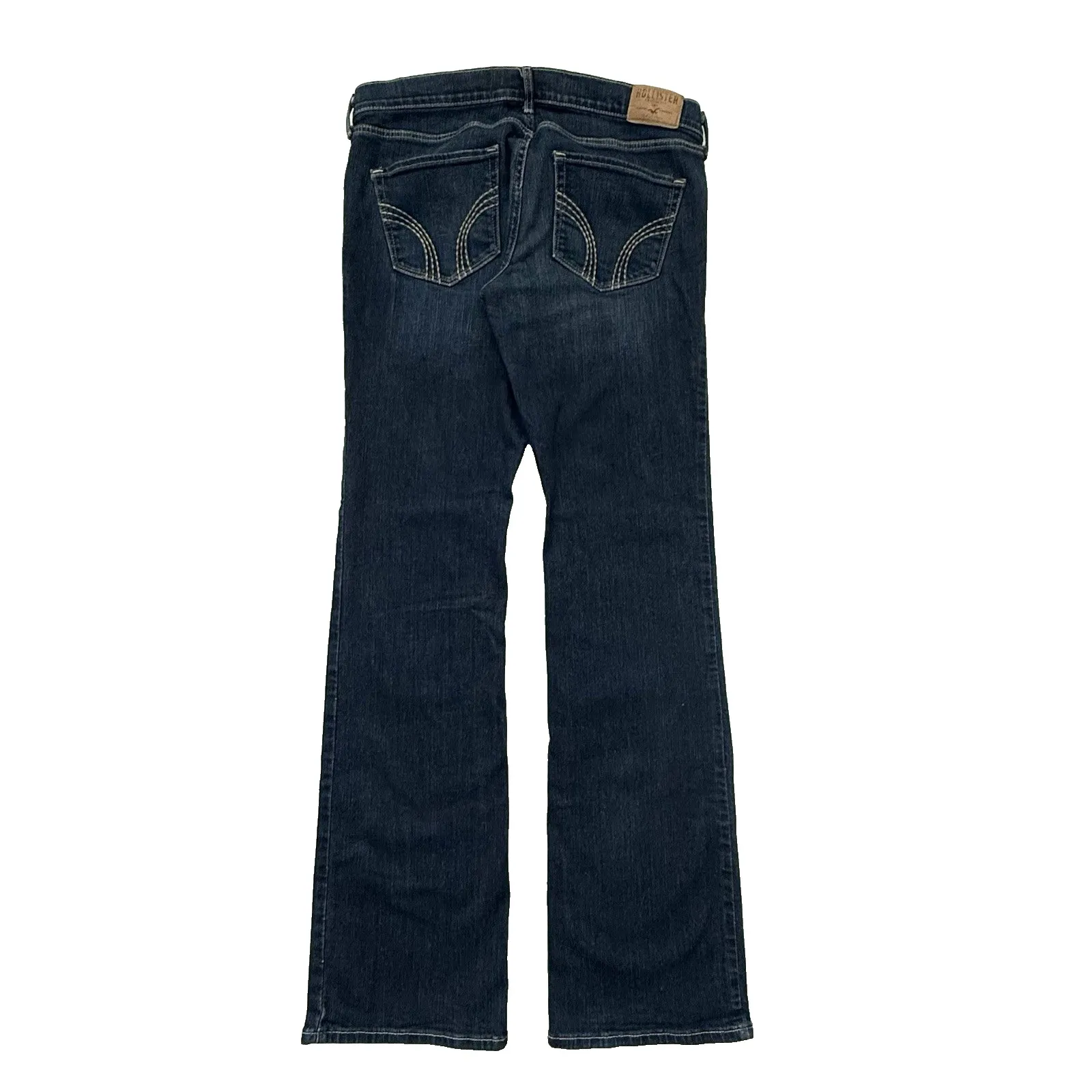 Y2K Hollister Venice Boot Cut Blue Jean Jr Women 9 x 32.5" Inseam Low Rise Denim - Image 2
