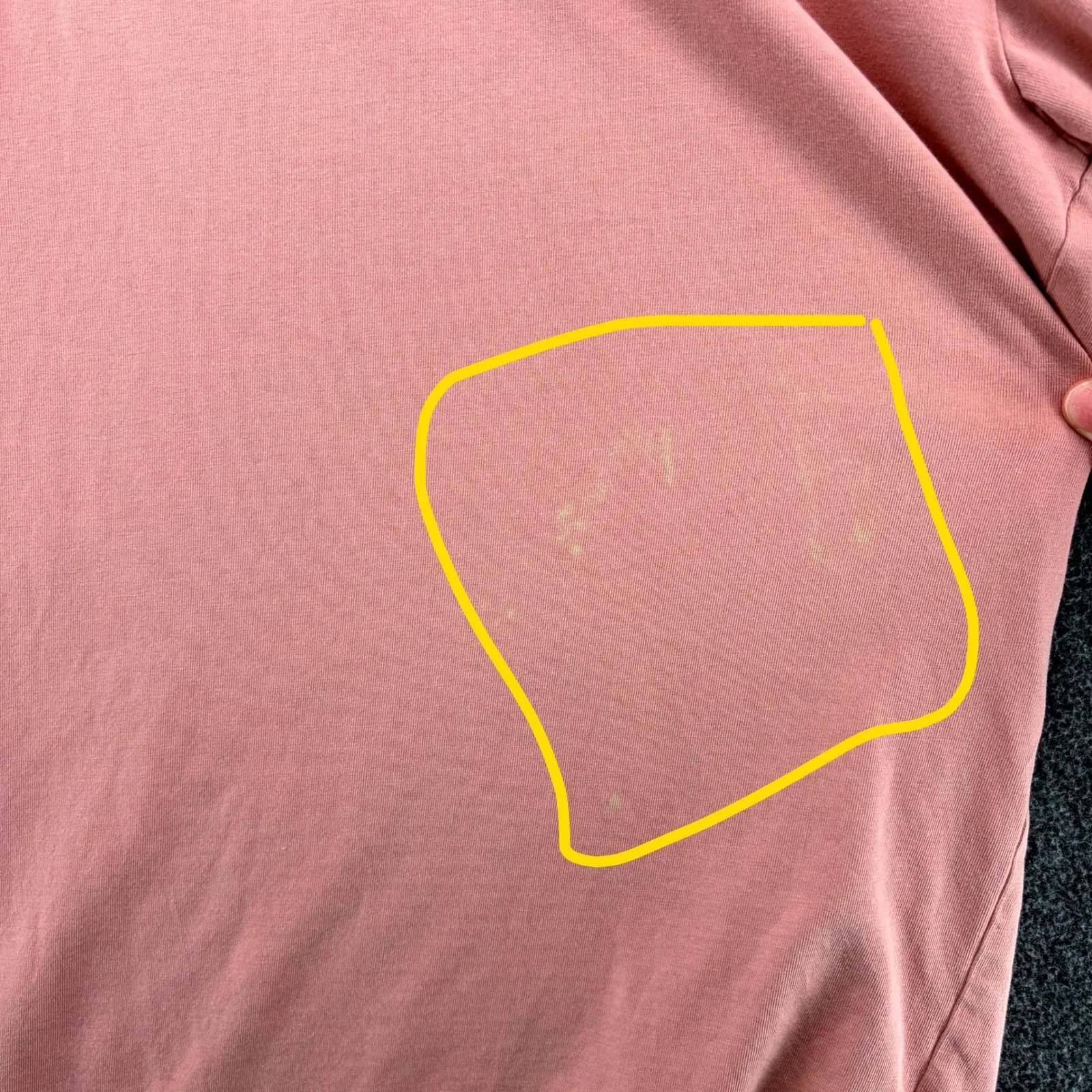 Gymshark Pink Logo T Shirt Womens Small Short Sleeve Crew Neck Cotton Blend FLAW - Image 5