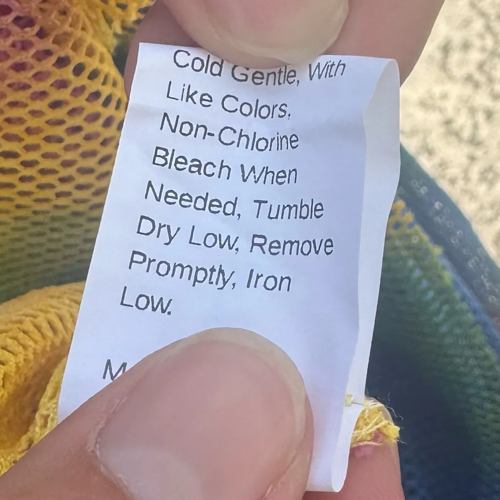 SHEIN watercolor tie dye mesh long shirt / fits S-M / Excellent condition - Image 11