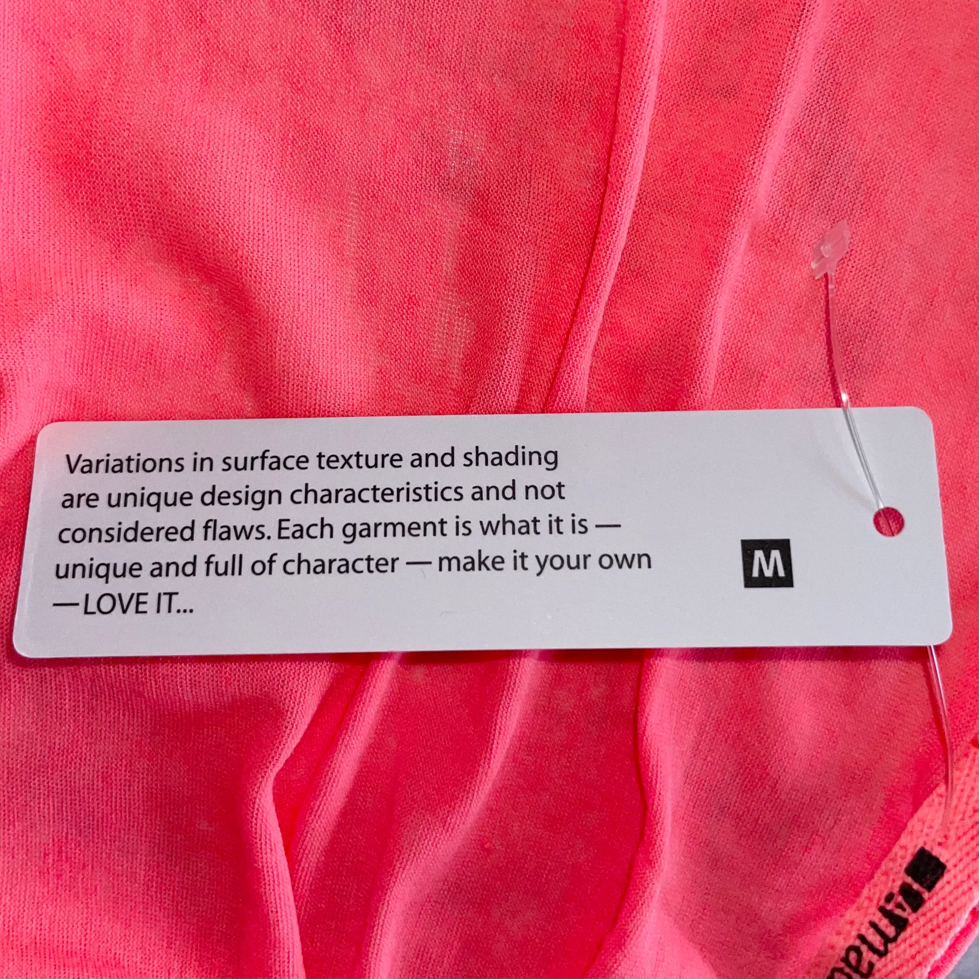 New  Lightweight Knit Scoop Neck Tank Top Neon Pink Size Medium - Image 8