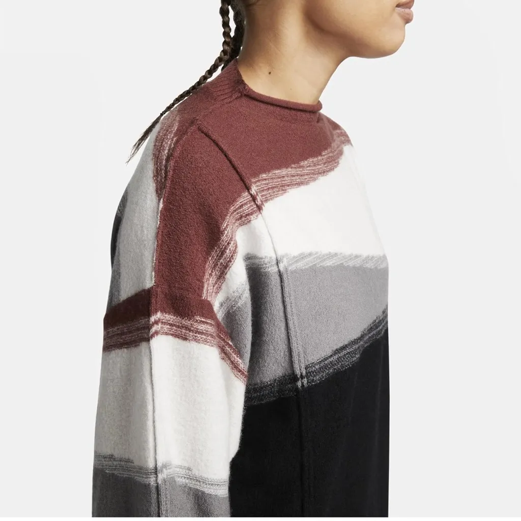 Nike Wool Yoga Therma-FIT ADV Orewood Long Sleeve Knit Shirt women’s Medium - Image 3