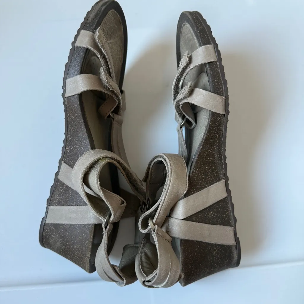 Teva  Women’s Wedge Sandals- Tan 7 - Image 6