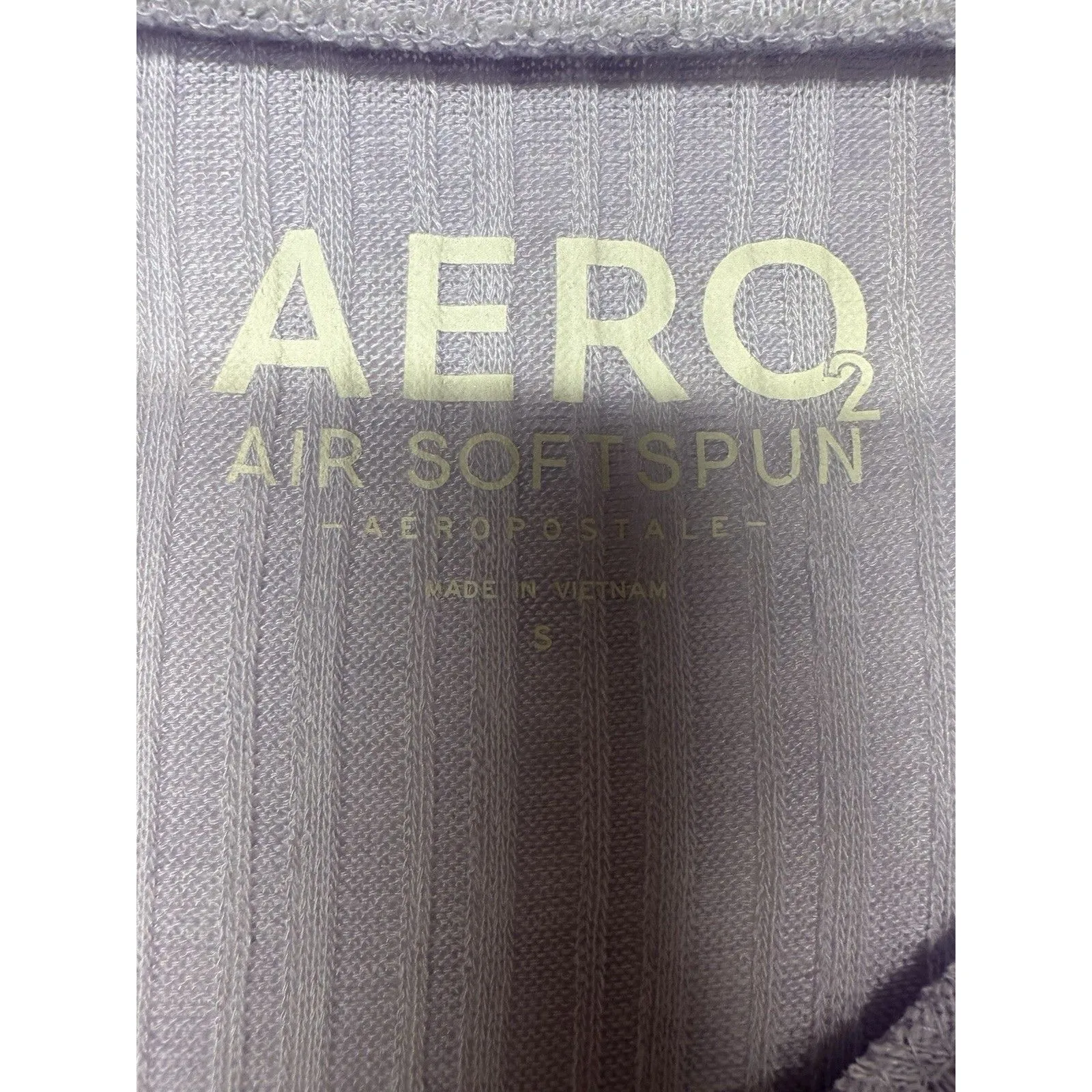 Aero 2 Air Softspun Aéropostale Small juniors Long Sleeve Shirt Purple Size undefined - Image 6