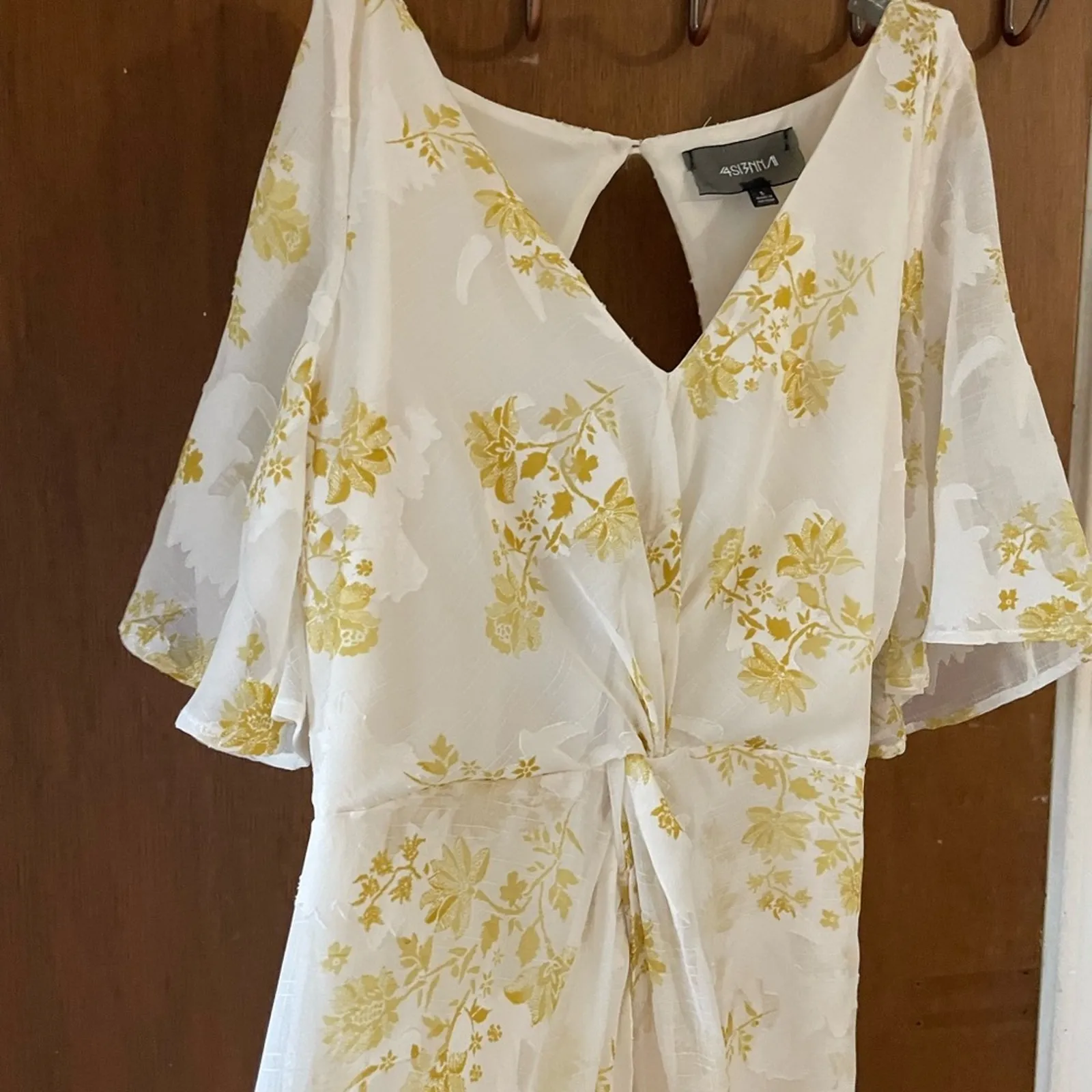 Luna White and Yellow Floral Print Maxi Romper - Image 5
