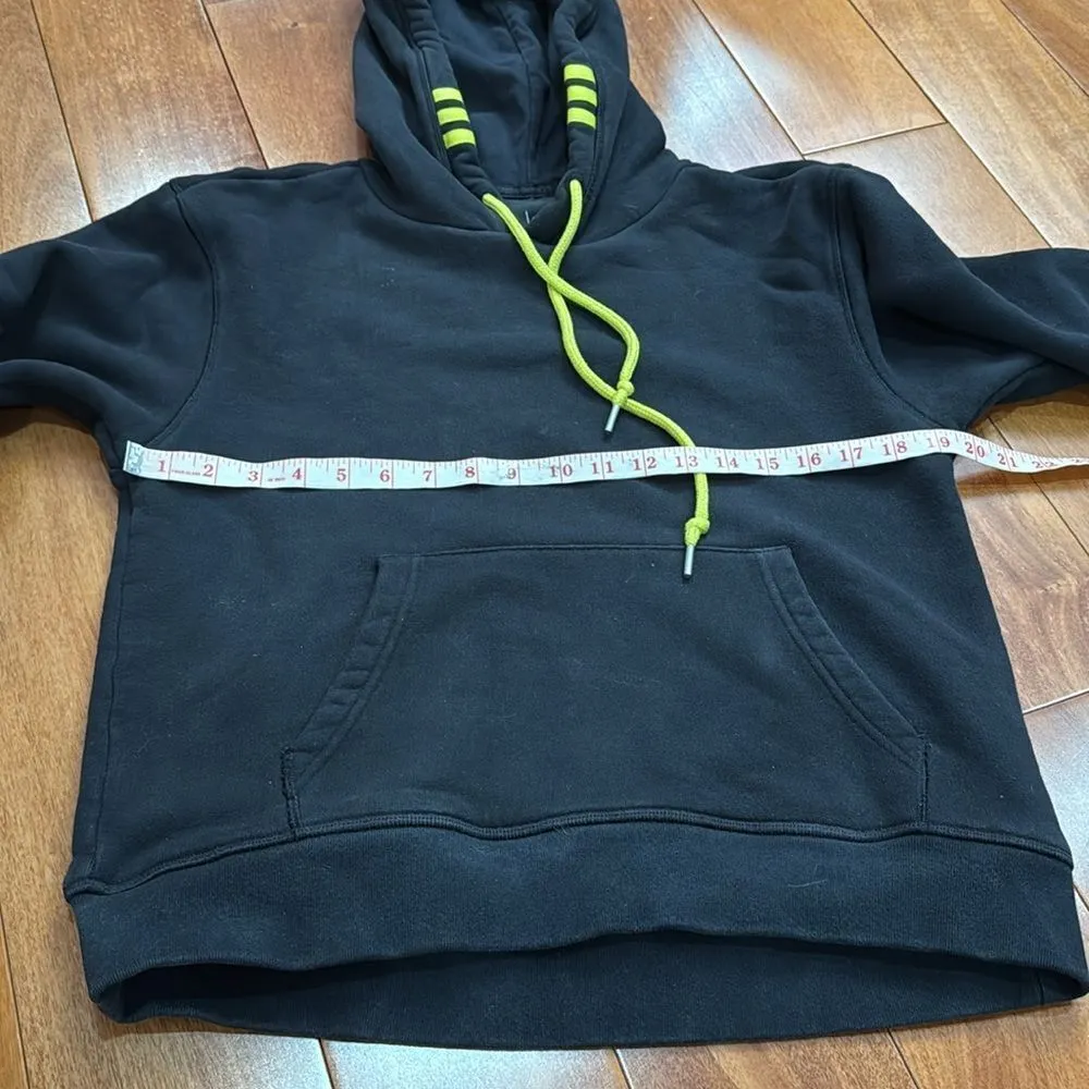 Adidas x Ivy Park Hoodie Womens Black Green Beyonce Pullover Sweatshirt Size XXS - Image 10