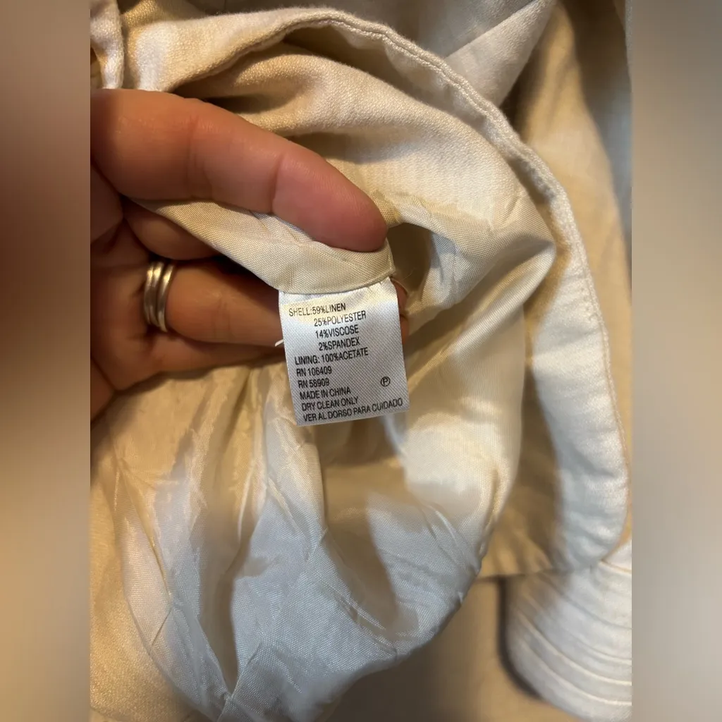 Antonio Melani Linen blend blazer | Womens 2 - Image 3