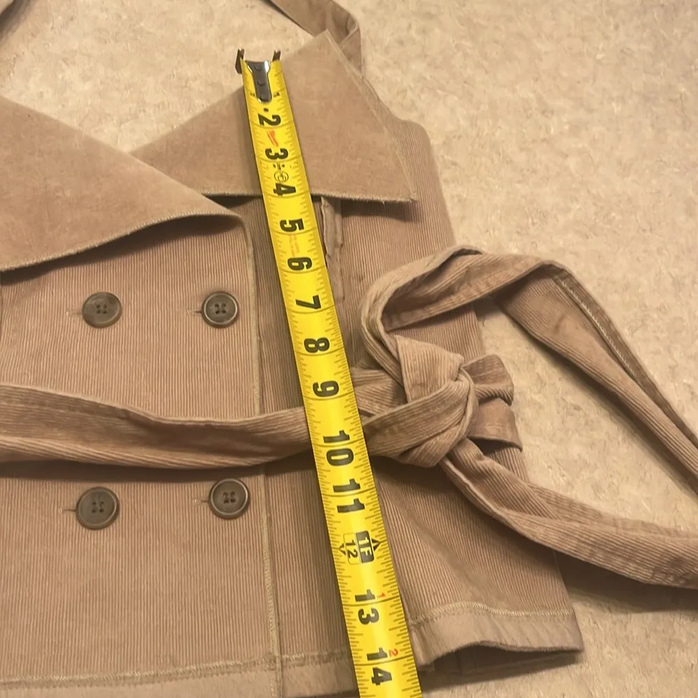 Making the Cut Deconstructed Strapless Corset halter Top size Medium corduroy - Image 13