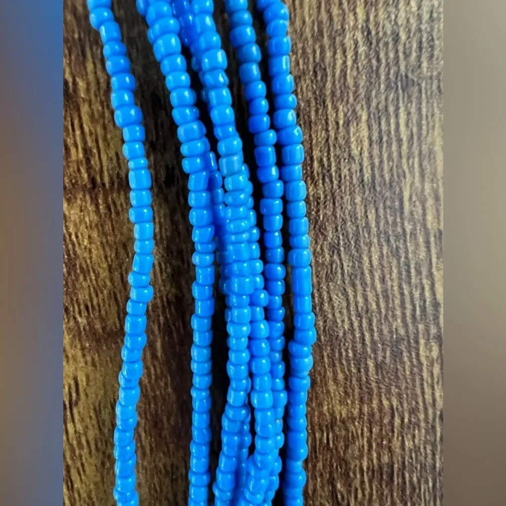 CURIA | long women’s beaded Blue - Image 7