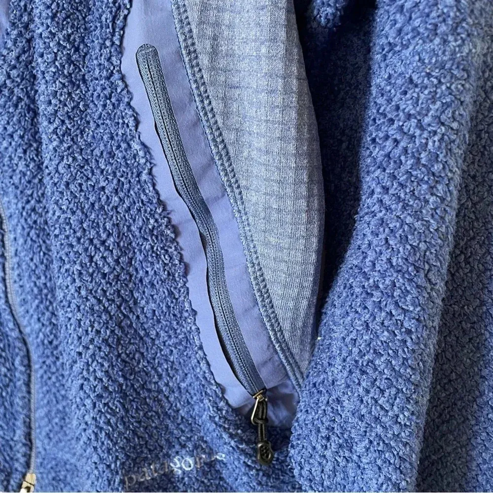 Patagonia Polartec Lightweight Zip Up Regulator Jacket Blue Size Medium - Image 4