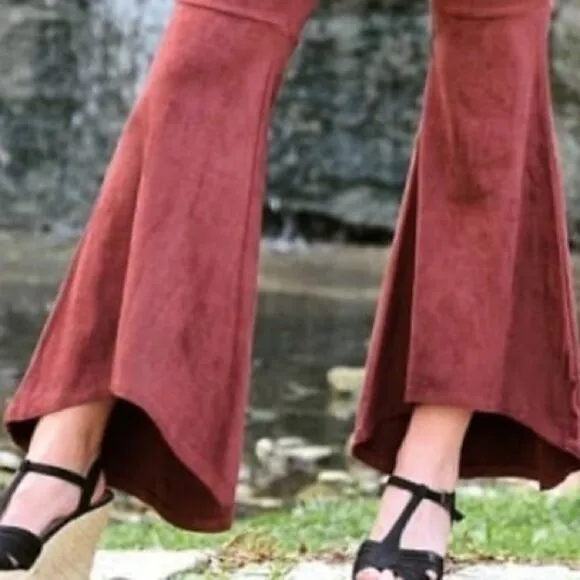  ‎Luxurious Suede Bell Bottoms - Image 13