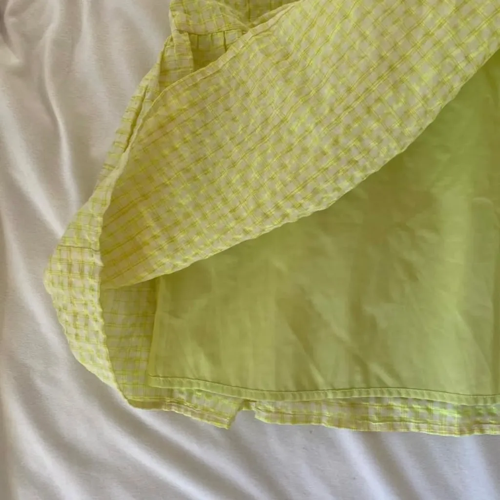 Anthropologie bright butter yellow drop waist dress - Image 10