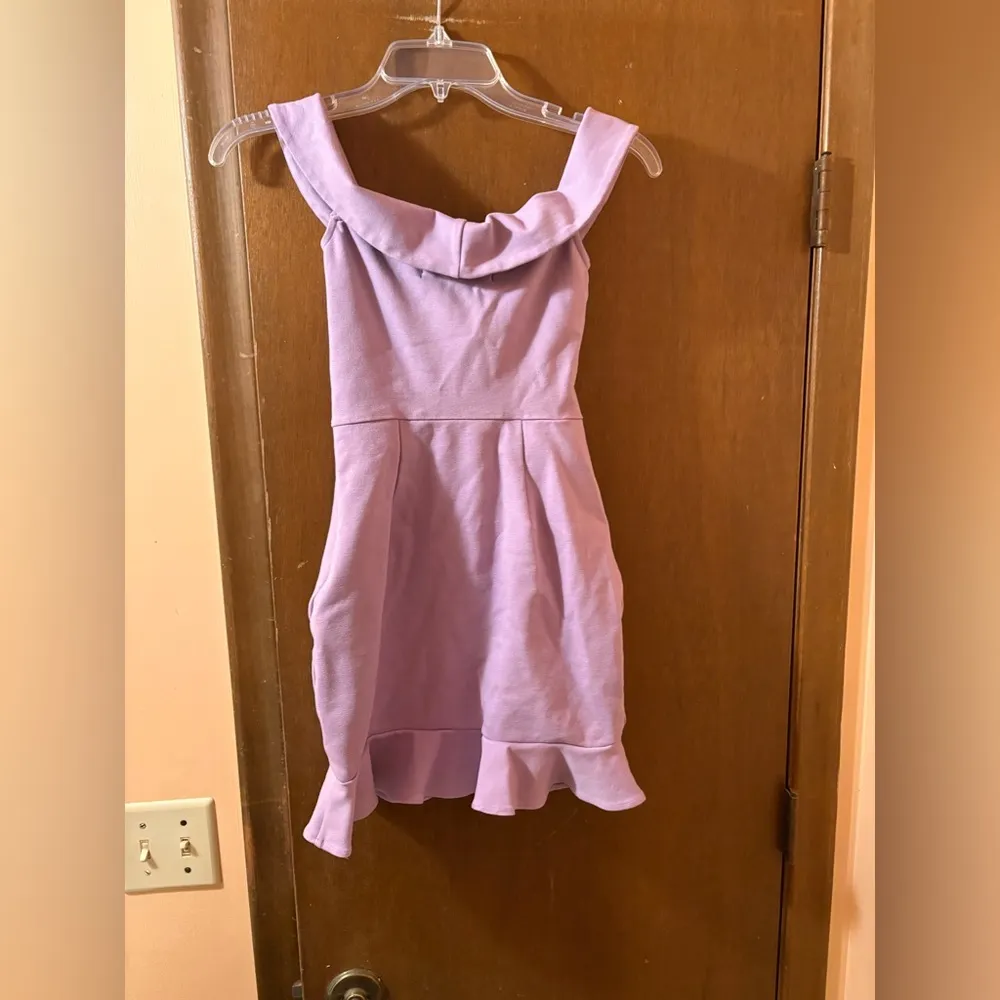 NWOT  x Naven Jane Off the Shoulder Mini Dress in Purple - Image 4