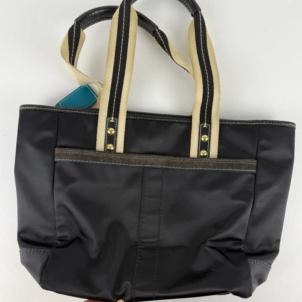 Vintage Coach Hampton Mini Nylon Handbag - Image 11