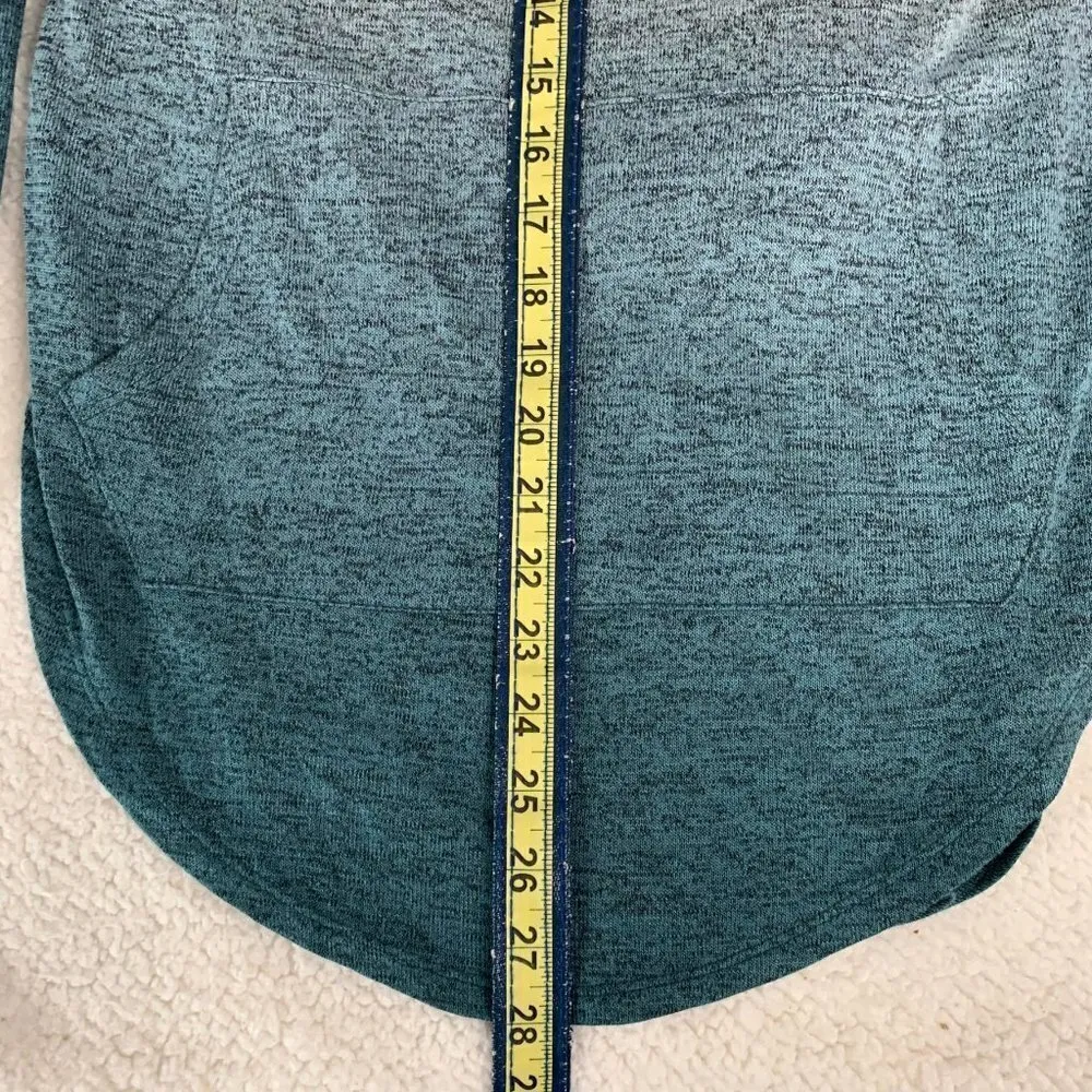 Grayson Threads XS Lightweight Ombre Hoodie Long Sleeve Blue - Image 7