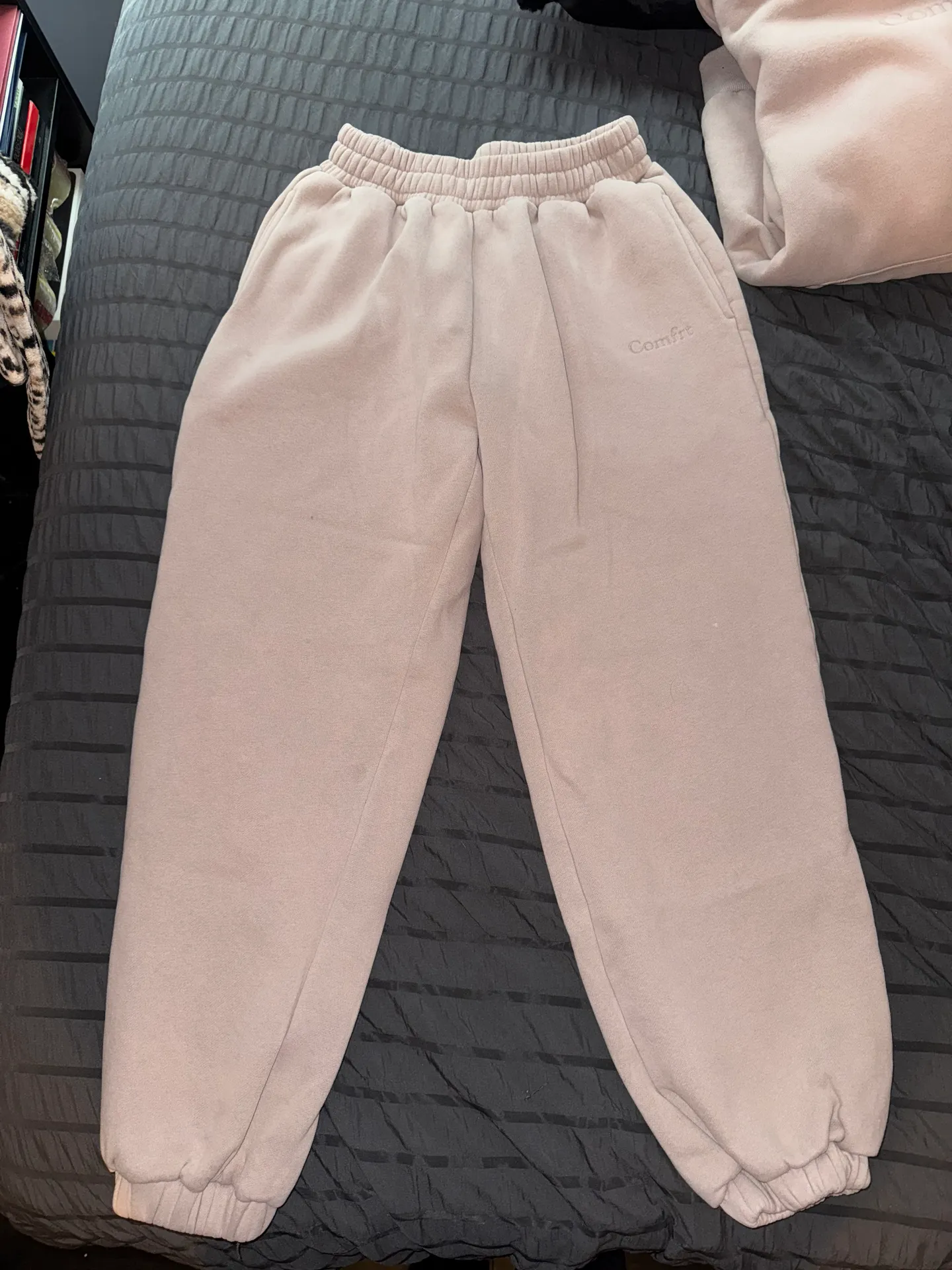 Comfrt Hoodie And Sweatpants Set Pink Size M - Image 5