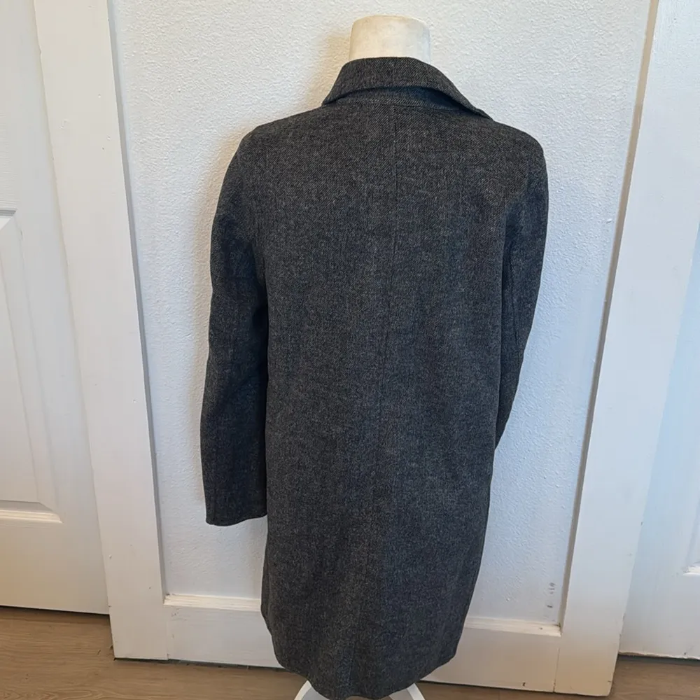 Like new gray Tahari wool-blend jacket / blazer /mini coat. Handmade super soft! - Image 2