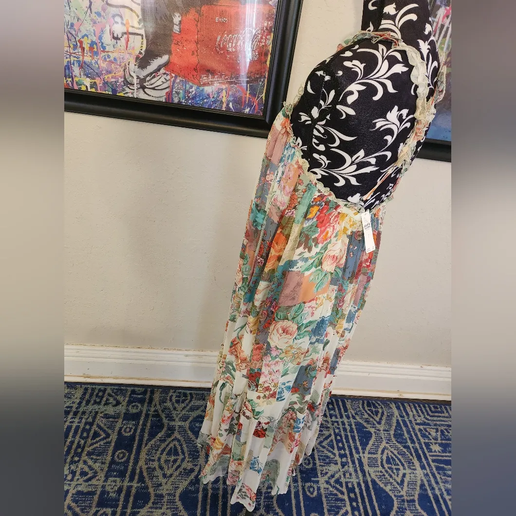 Anthropologie Floral Midi Dress - Multicolor - Image 8