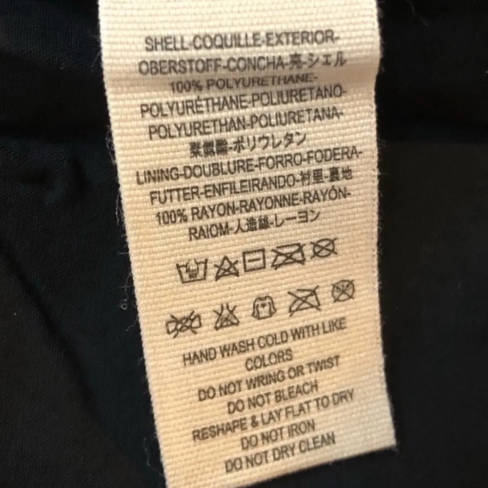 | Vegan Leather Wrapped Up MIDI Skirt Black Zipper Sz 2 - Image 7