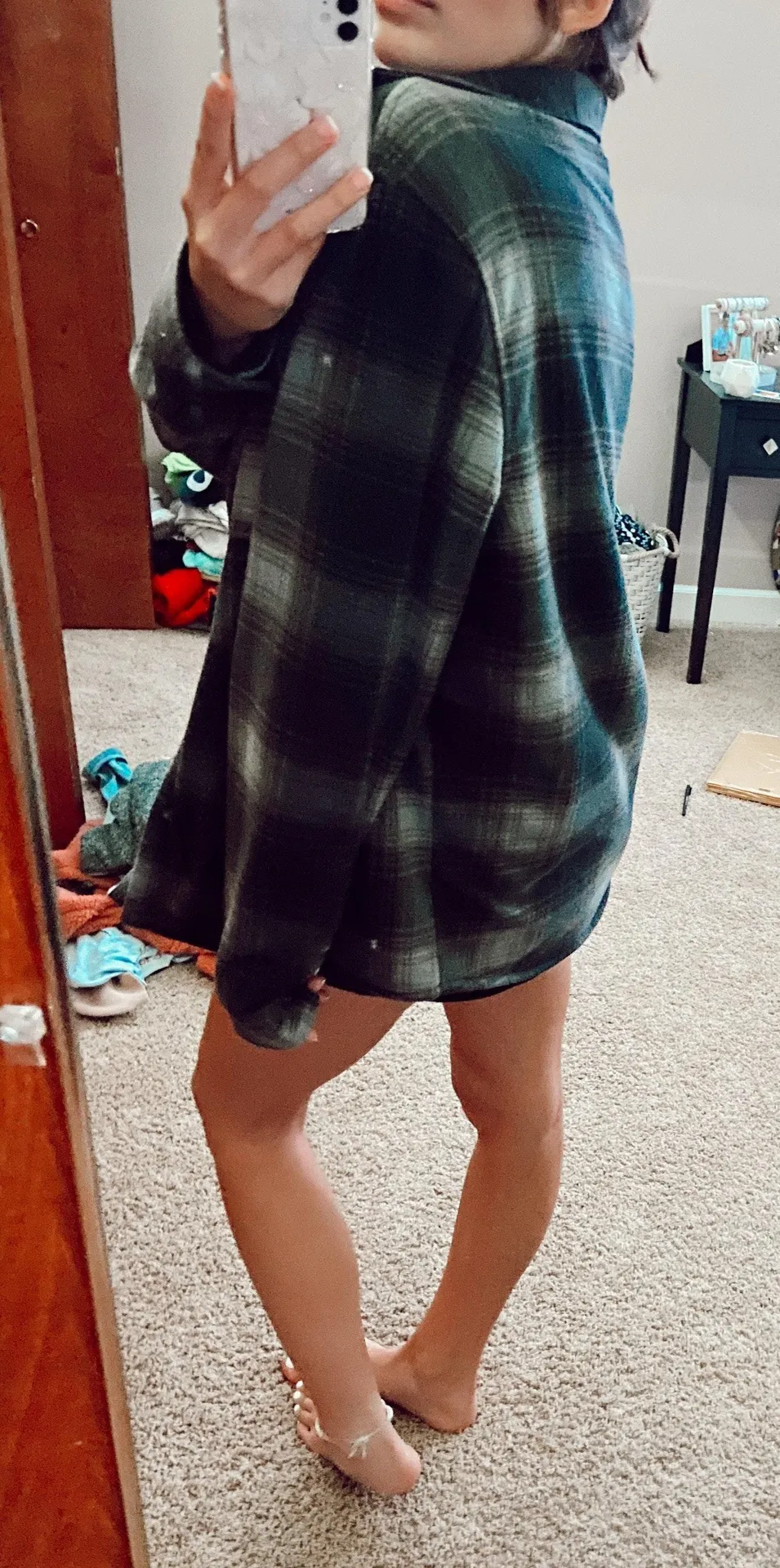 Flannel Fuzzy Jacket Multiple Size L - Image 3