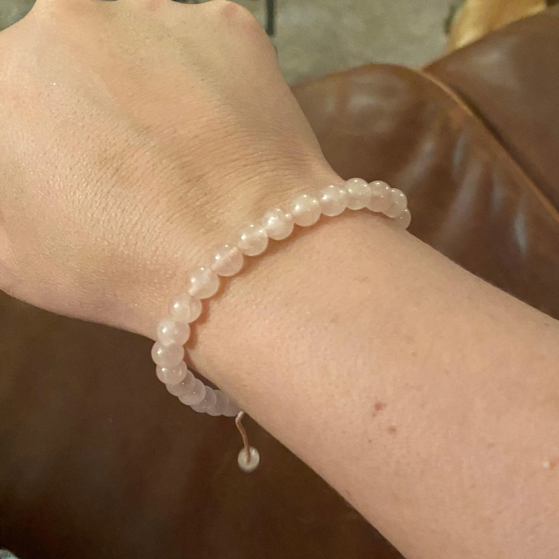 Beaded Bracelet Pink - Image 2