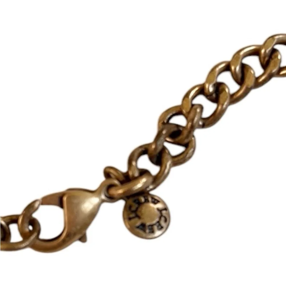 EUC J. Crew Tortoiseshell Rhinestone Necklace - Image 4