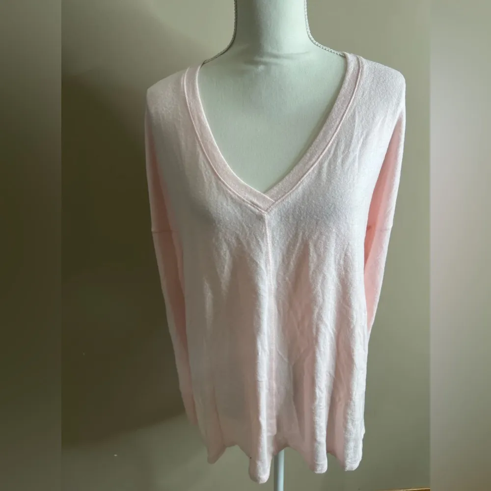 NWT Gibson pale pink sweater large - Image 3