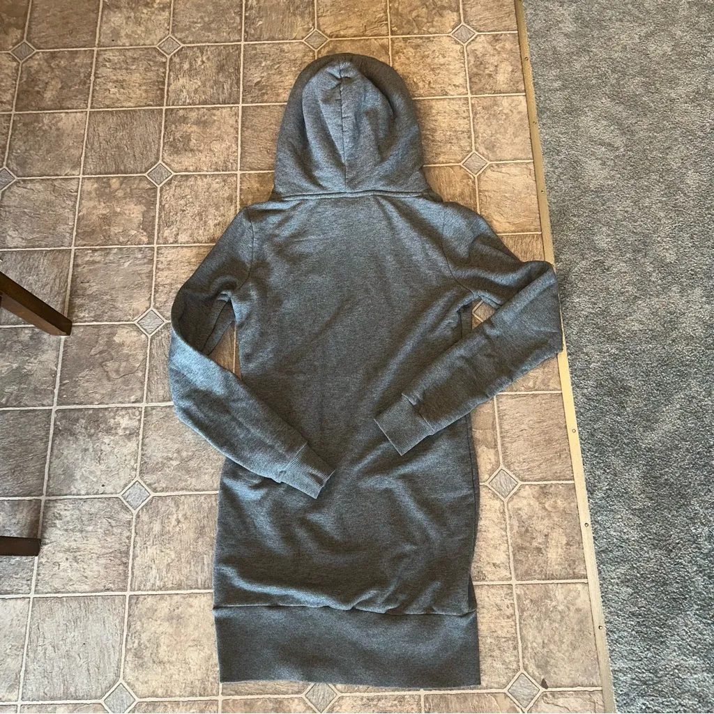 Wanakome Artemis Heather Gray Long Hoodie/Sweatshirt/Dress - Image 3