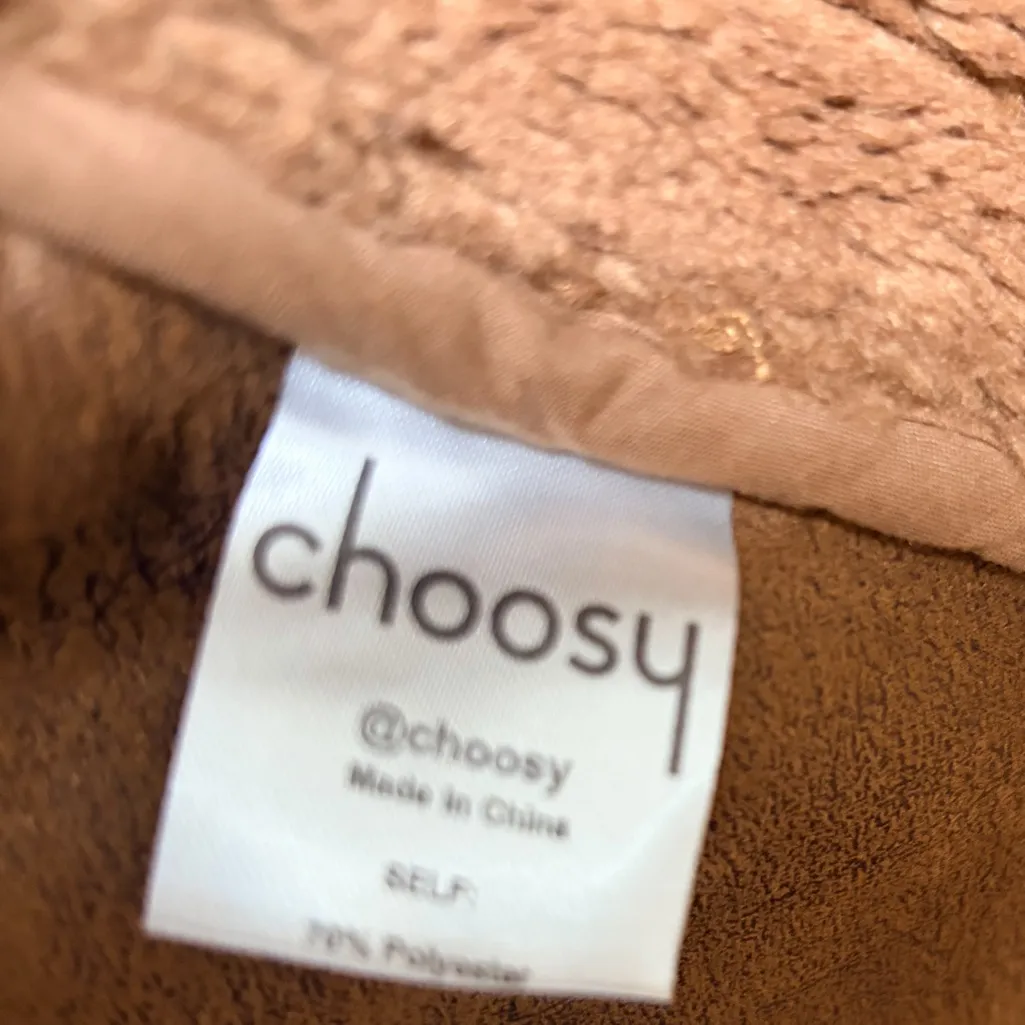 NEW w Tags Choosy Oversized Mocha Brown Teddy Coat, Size XL, MSRP $300 - Image 12