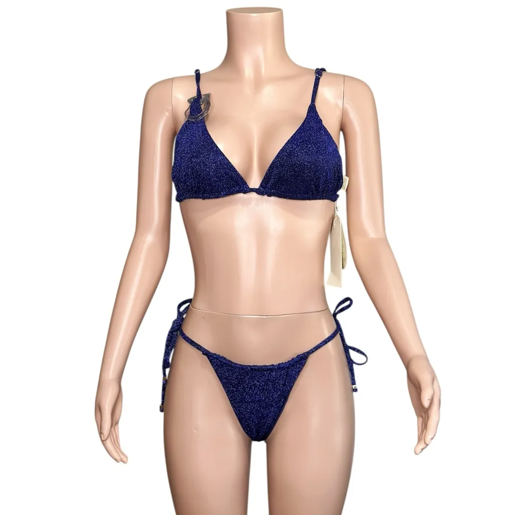 BAOBAB Kaia Bikini Top & Bottom, Royal, Small Blue - Image 3