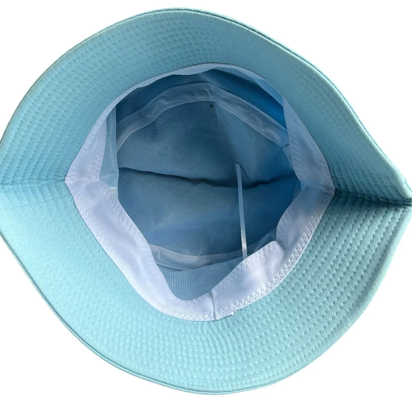 Smiley Bucket Hat And Waist Pack Womens Blue Floral Emoji Beach Travel Gift NEW - Image 5