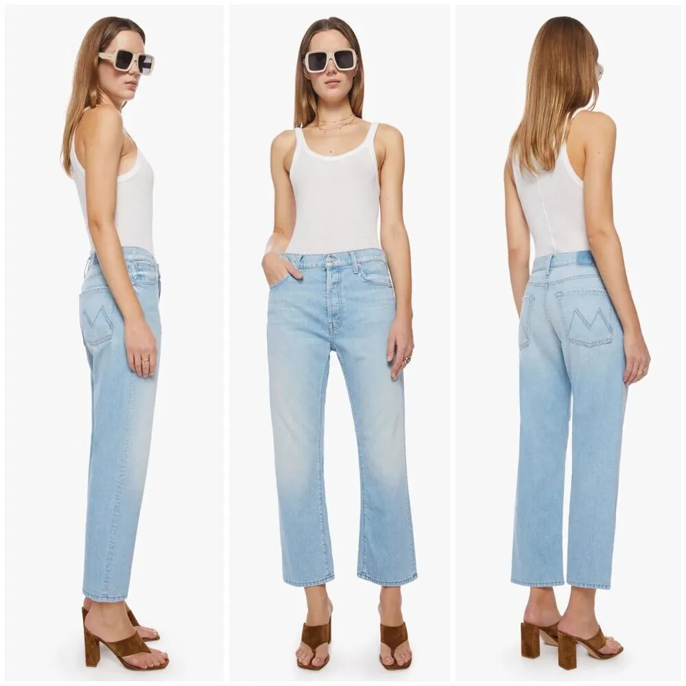 đź’•MOTHER SUPERIORđź’• The Ditcher Crop Jeans ~ Unripped 29 NWOT Button Fly - Image 3