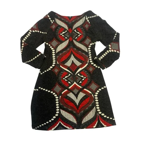 Aryeh Sweater Dress Women's Sz S Lunar Moon Print‎ Witchy Boho Anthropologie Art - Image 2