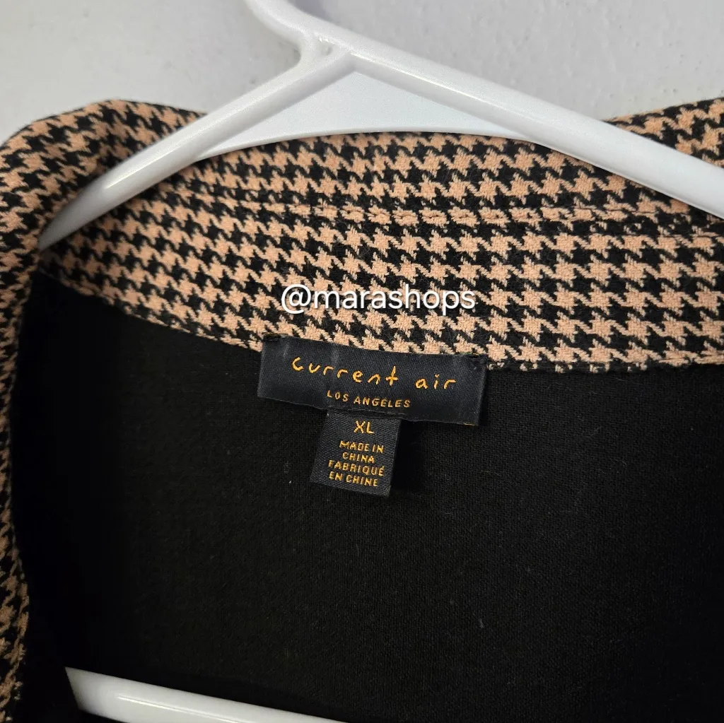 Current Air Houndstooth Printed Shirt Jacket - Image 7