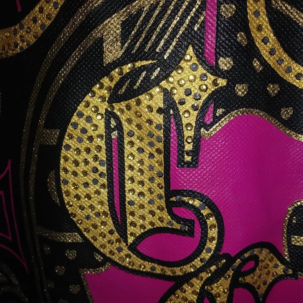 Coogi 3X Polo Style Preppy Black Gold Logo Mini Dress Plus - Image 10