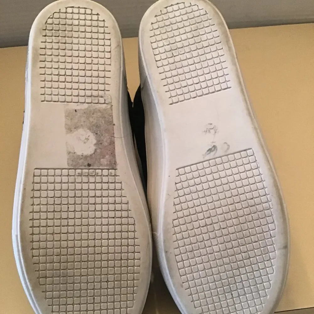 Steve Madden black suede high top platform sneakes - Image 3