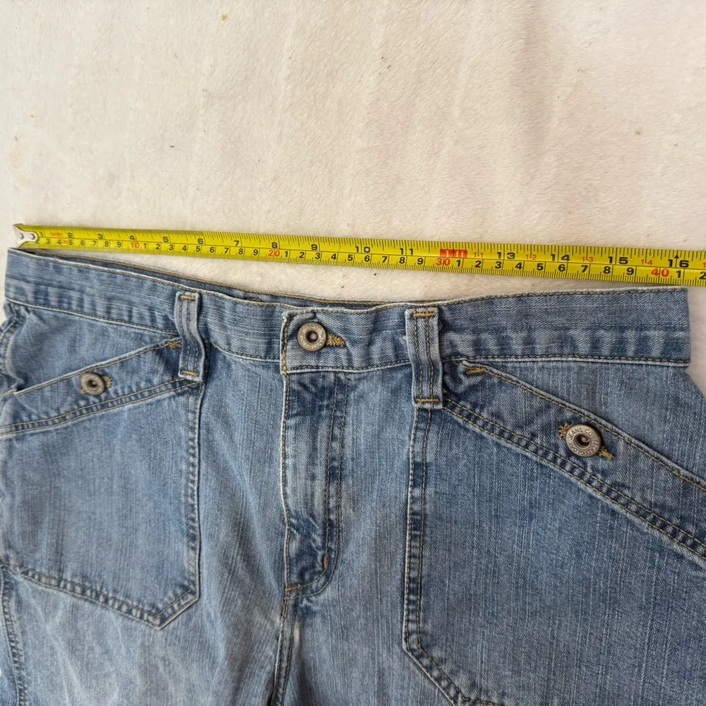 Vintage Y2K Denim Shorts Vintage 2000s High Rise Mom Shorts Size 12 - Image 8