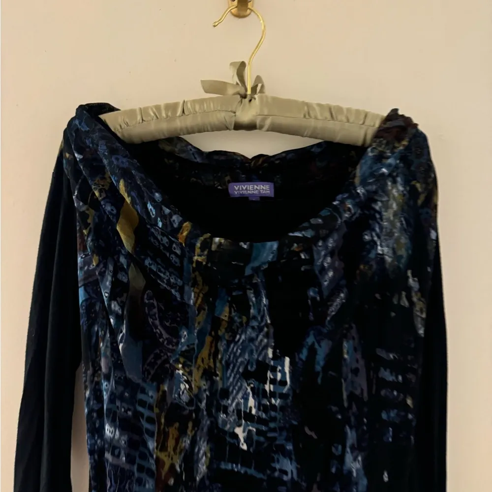 stunning vivienne tam dress off the shoulder size L - Image 3