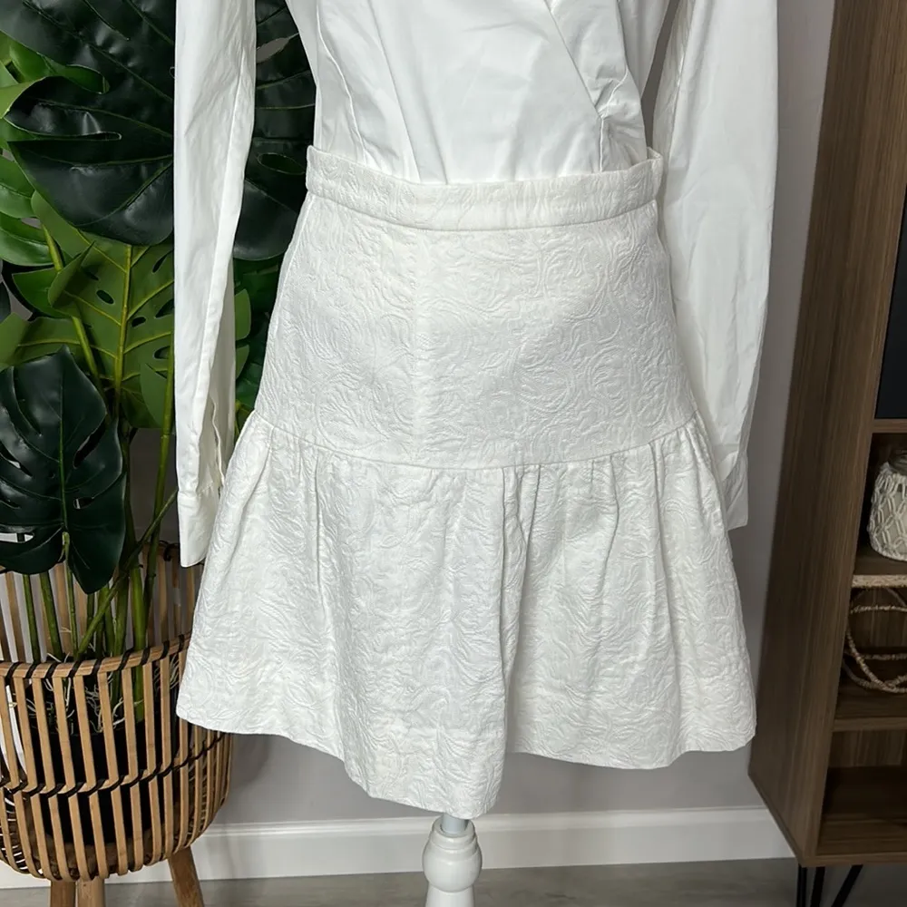 J.Crew • Matelassé drop waist skirt A3246 - Image 2