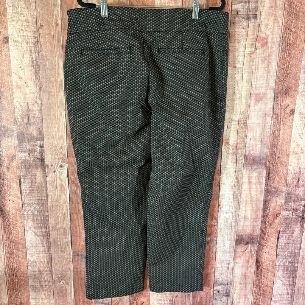 Croft & Barrow Black Patterned Pants Size 14‎ Short - Image 2