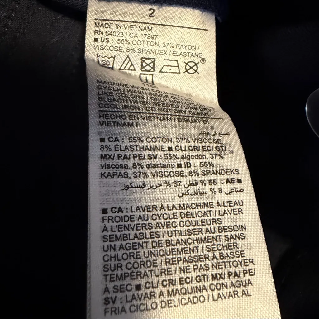 Old Navy High-Waisted Pixie Skinny Ankle Pants in the navy womens 2 NWT - Image 7